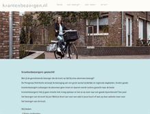Tablet Screenshot of krantenbezorgen.nl